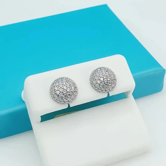 "925 Sterling Silver CZ Beautiful Earrings for Women, 1USPAR4174 - Picture 6 of 11